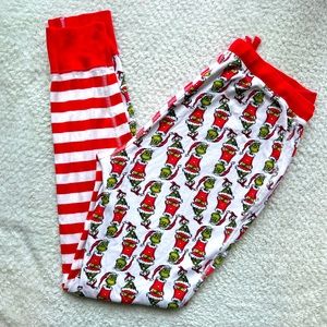 Hanna Andersson Women’s Christmas Grinch Pajama Bottoms size M
